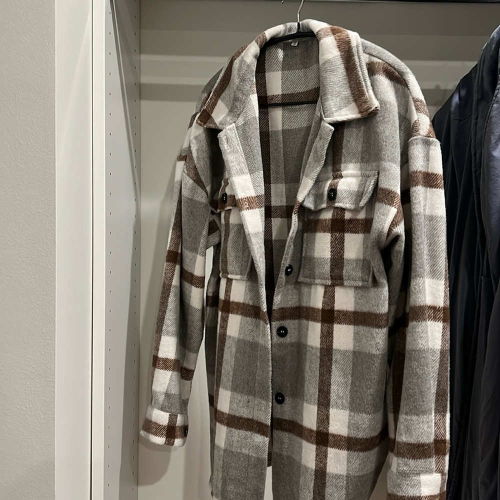 Plaid Shacket - Picture 1 of 4